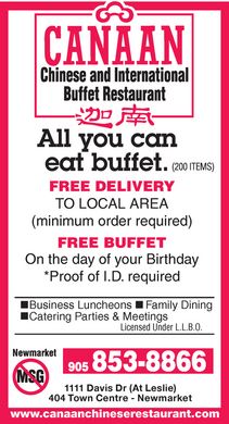 Canaan Chinese Restaurant