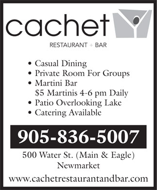 Cachet Restaurant & Bar
