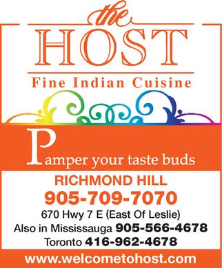 Host Fine Indian Cuisine The