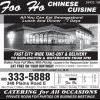 Foo Ho Chinese Cuisine
