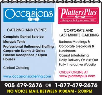 Occasions And Platters Plus Inc