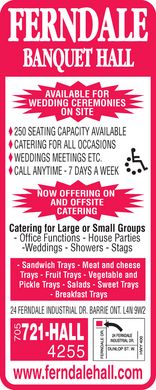 Ferndale Banquet Hall