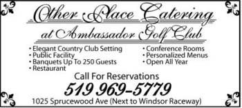 Other Place Catering At Ambassador Golf Club
